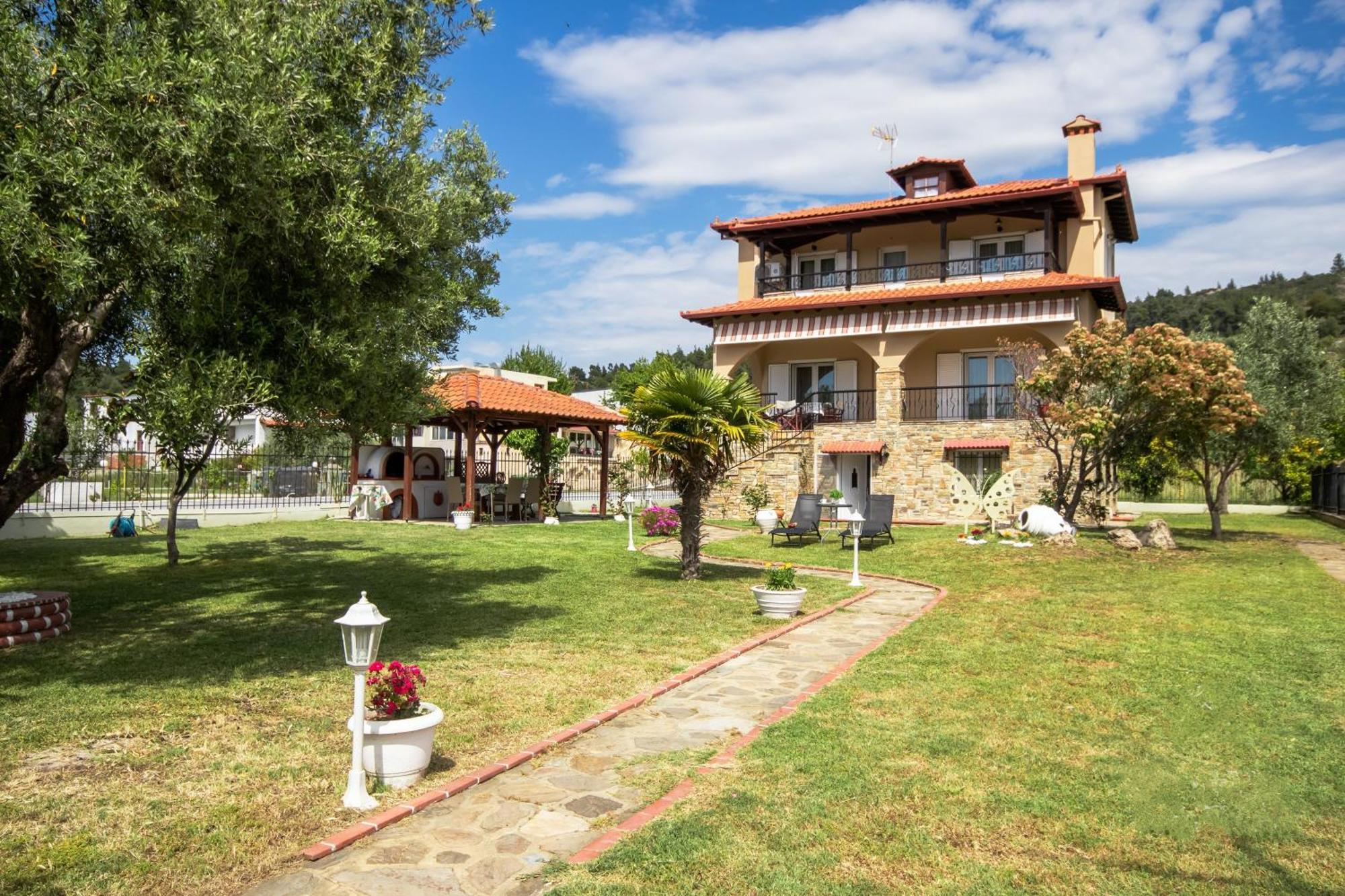 Private 6-Bdrm Villa With Garden 150M To Beach Παράδεισος Εξωτερικό φωτογραφία